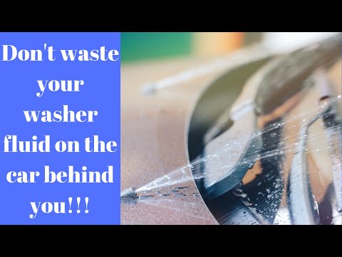 Video: Kā regulēt smidzināšanas sprauslu uz vējstikla mazgātāja?