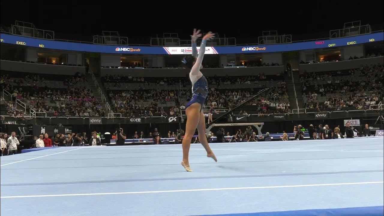 Leanne Wong Floor Exercise 2023 Xfinity U.S. Championships Senior