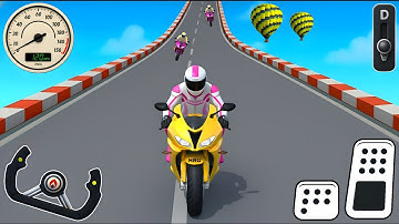 Crazy Bike Mega Ramp Impossible Racing - Impossible Bike Stunts Tracks - Android Gameplay #51