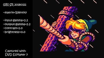 Game Boy Interface (GBI) matrix (color schemes) presentation