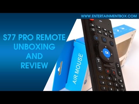 S77 Pro Remote For Android TV Boxes Review, Guide, Unboxing