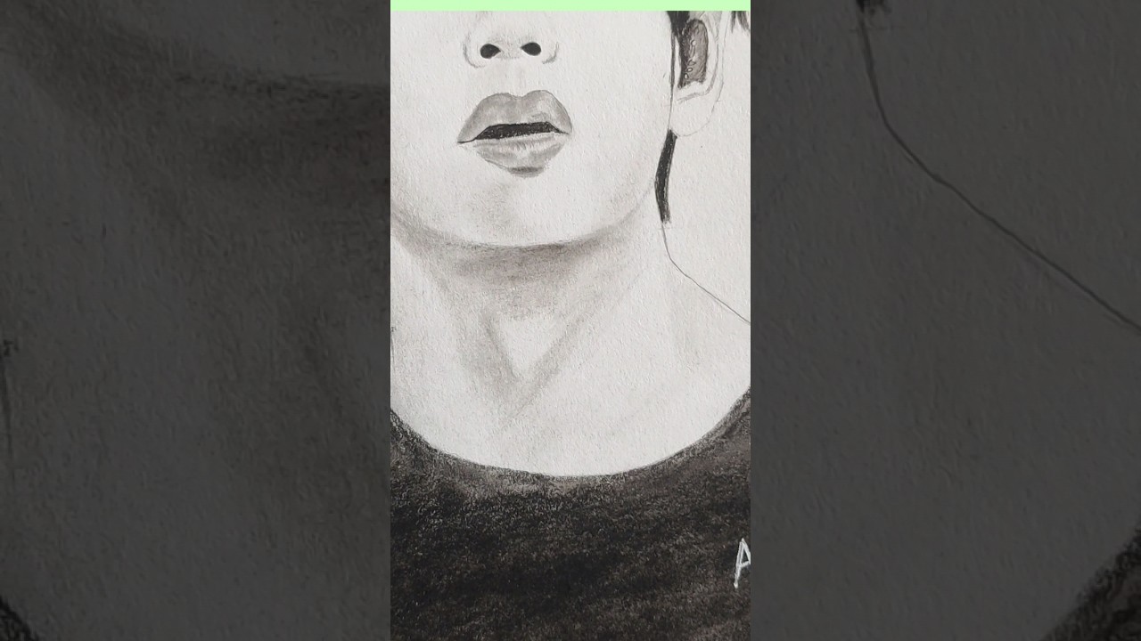 ♥️BTS (V) pencil sketch ♥️ 