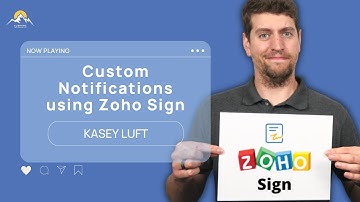 Custom notifications using Zoho Sign!