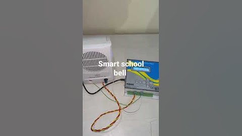 smart school bell automation system with mic and Bluetooth connectivity