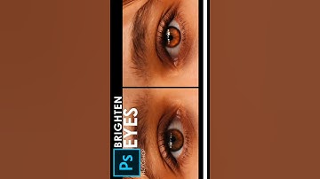 Brighten Eyes in Adobe Photoshop #shorts #short