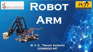Robot Arm | 1st Year | Java Institute | Tharani Kashmira