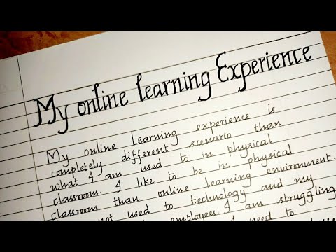 online class learning experience essay