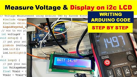 {709} Measure Voltage With Arduino || Display On Lcd Using Arduino