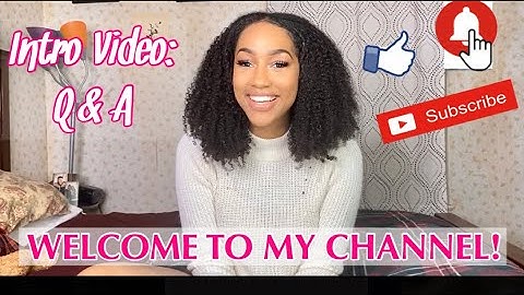 WELCOME TO MY CHANNEL!| Intro Video| Mini Q&A| New Youtuber Tag 2020