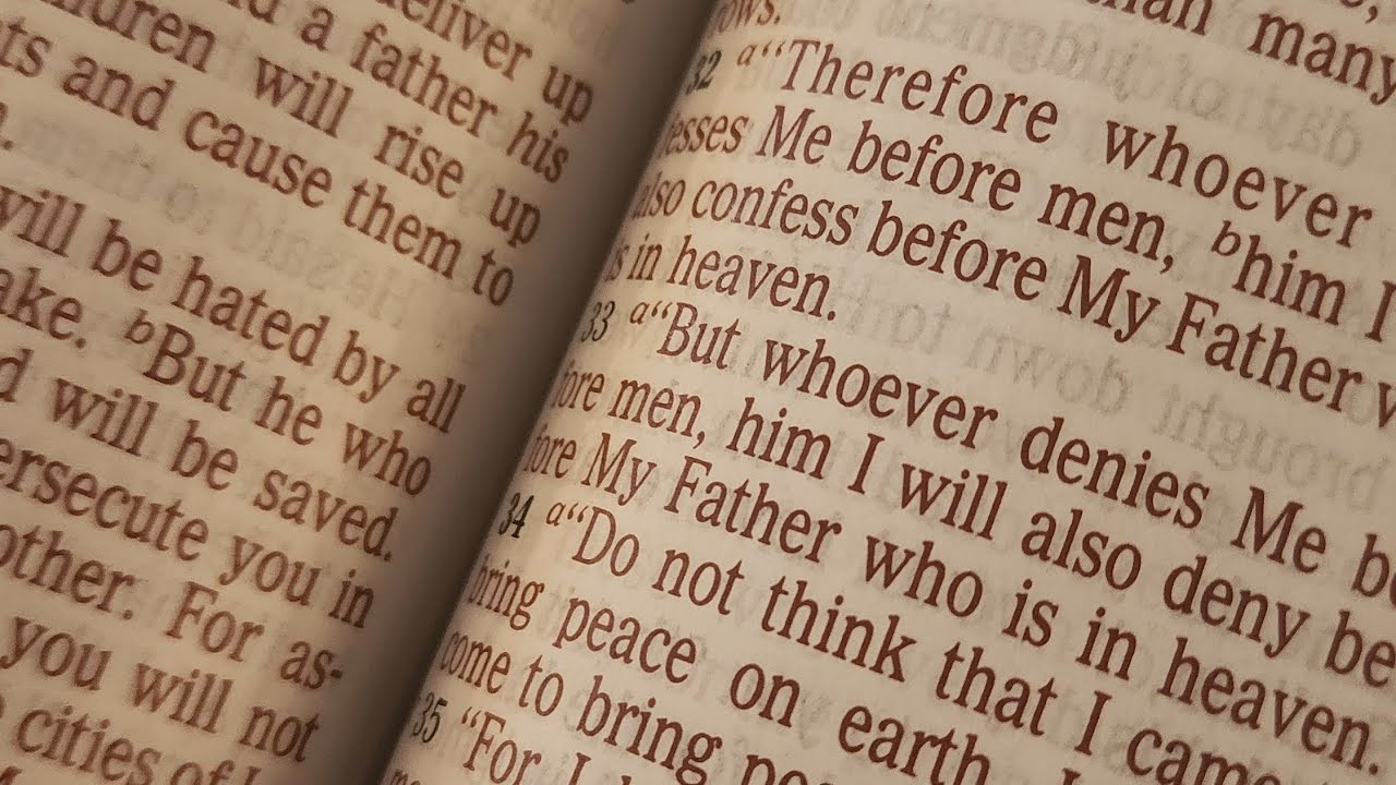 The Gospel of Matthew 10: 21-42, Read along and Discuss! - YouTube