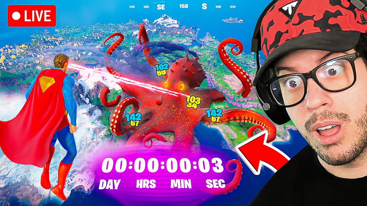 🔴LIVE! – NEW FORTNITE *KRAKEN SEASON 4* LIVE EVENT!