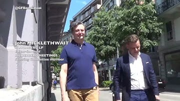 BILDERBERG MEETING 2019 - John Micklethwait, Bloomberg Editor-in-Chief and Steering Committee member