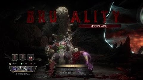 Mortal Kombat 11: Spawn vs. Mileena (No Commentary)