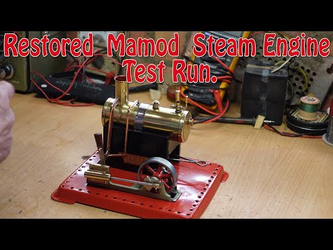Restored  Mamod  Steam Engine Test Run
