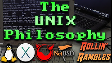 My Thoughts On The UNIX Philosophy