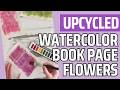 Make PRETTY Flowers From Old Books!