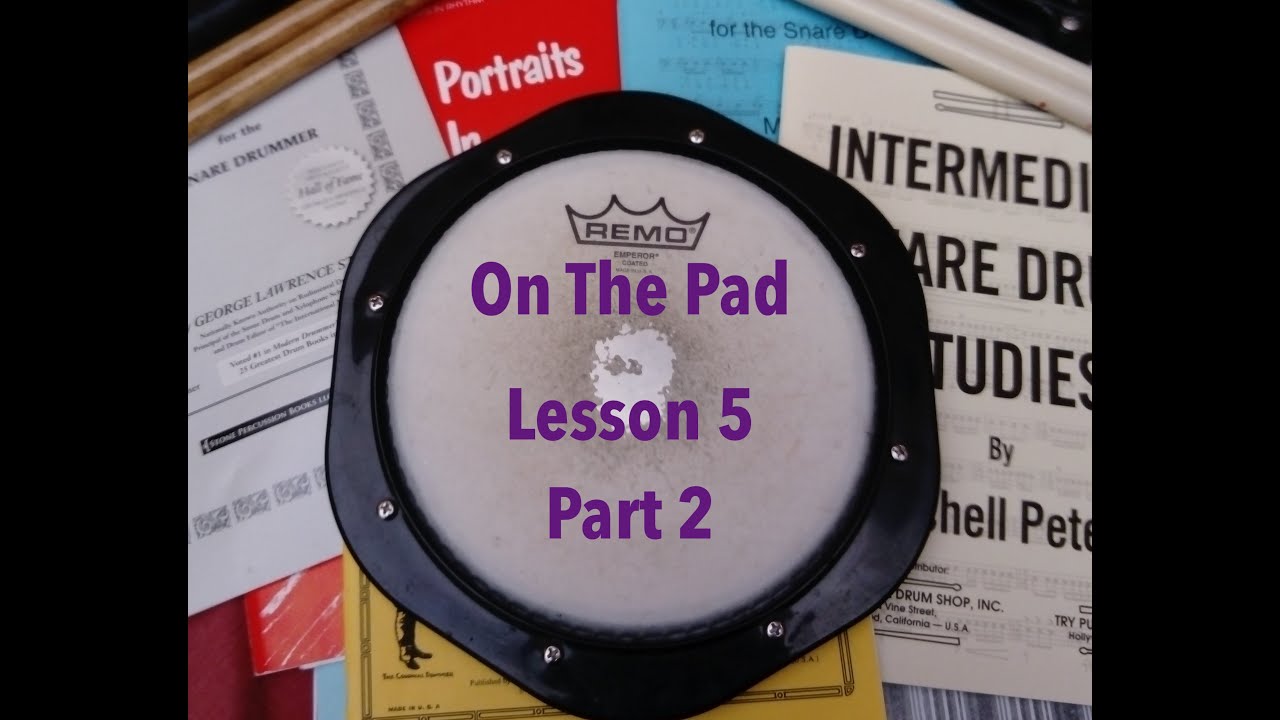 Drum Stick Control Beginning Technique Lesson 5 Part 2 of 2 YouTube