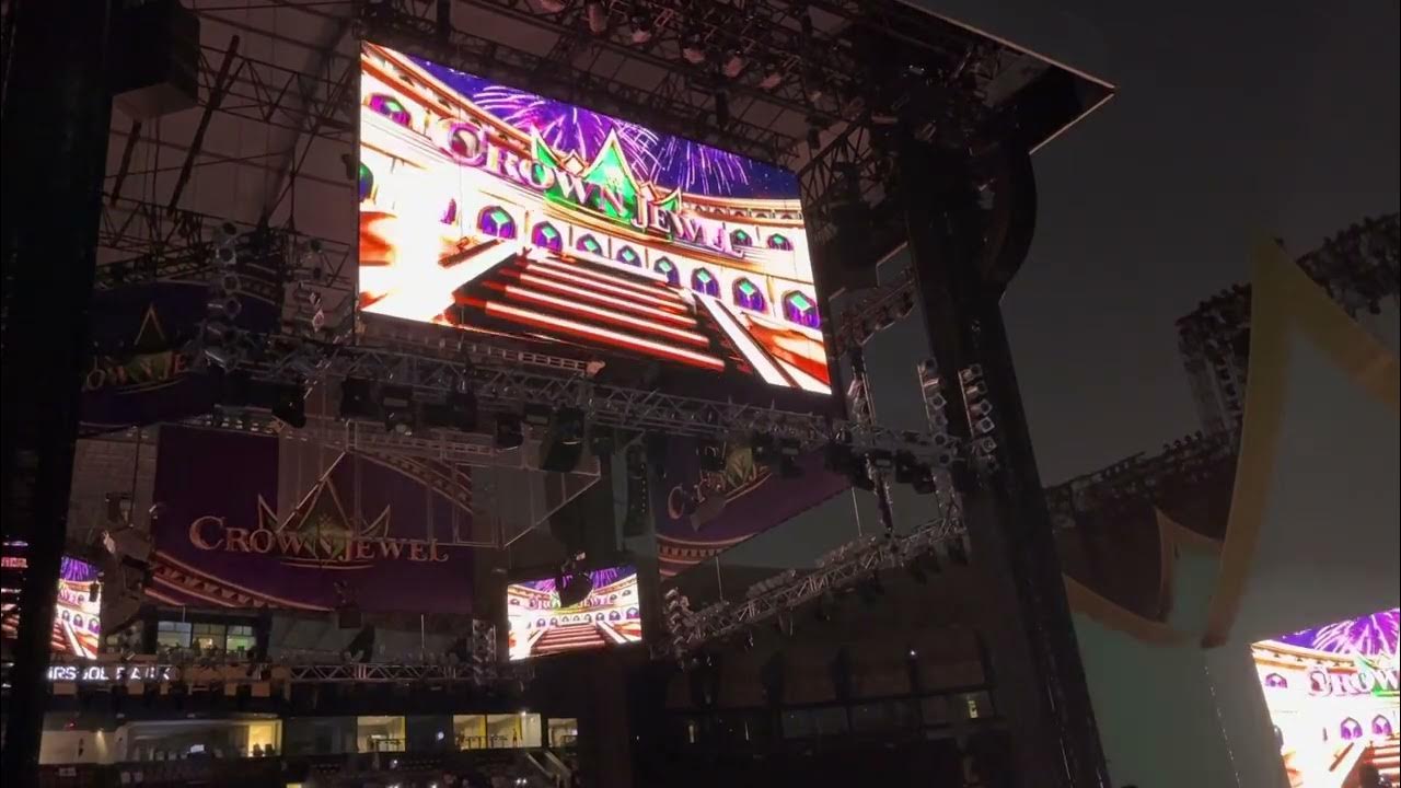 Opening Crown Jewels 2022 firework YouTube