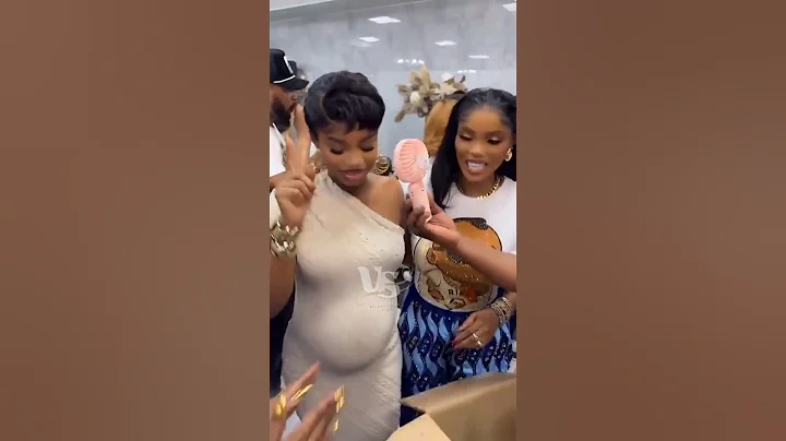 Iyaboojo surprise baby shower to her daughter Priscilla Ojo🎉🎉🥰 watch full video 👇.#jux #priscillaojo