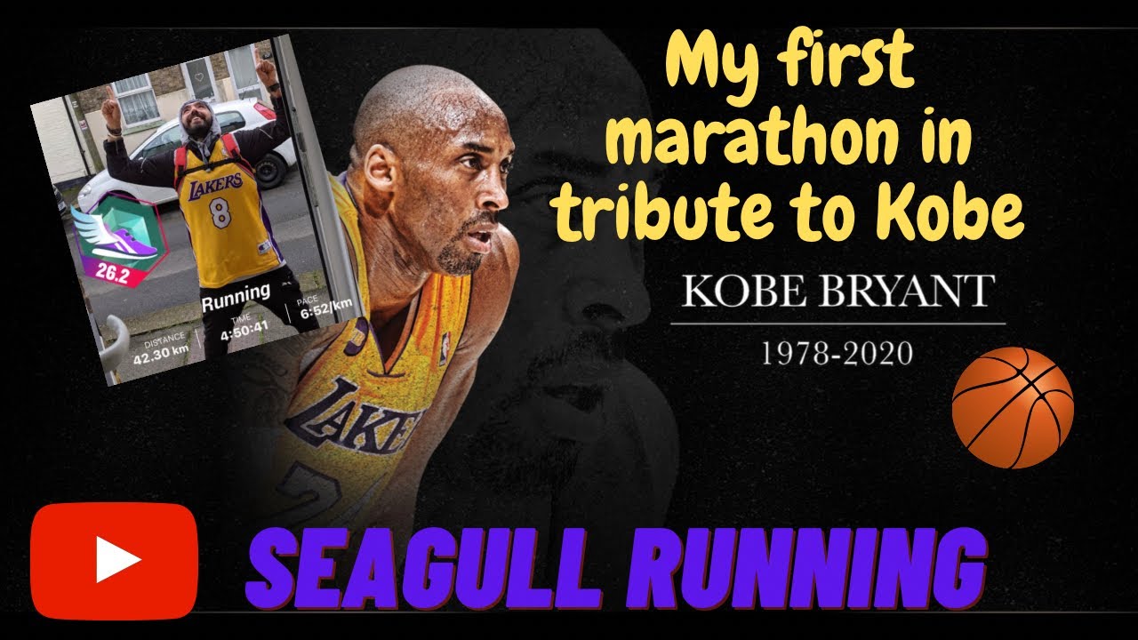 My first marathon. Tribute to Kobe Bryant, the Lakers hero. One year since Kobe’s death 🙏🏻🙏🏻🙏🏻