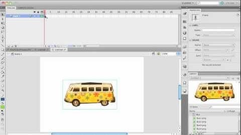 Frame by Frame Animating Using Single Frame Property: Flash CS5