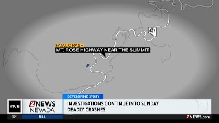 Authorities investigating three fatal crashes