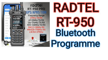 Radtel RT-950 Bluetooth Ptograming