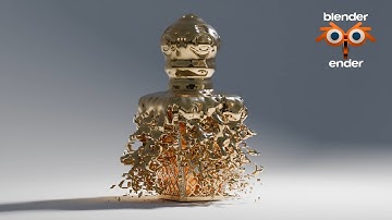 Liquid Peeling Animation in Geometry Nodes [Blender 4.2]