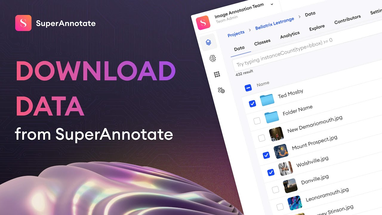 How to download data from SuperAnnotate - YouTube
