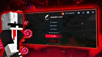 Feather client for mojo launcher 1.21.5 I no fancy menu I 1000+ fps