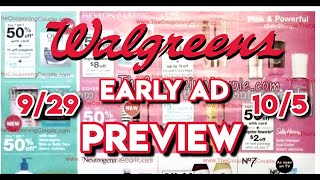 Walgreens Early AD Preview for 9/29 to 10/5 // NEW MONTH // Shop with Sarah