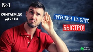 ТУРЕЦКИЙ НА СЛУХ .СЧИТАЕМ ДО ДЕСЯТИ. ТУРЕЦКИЙ ДЛЯ НАЧИНАЮЩИХ