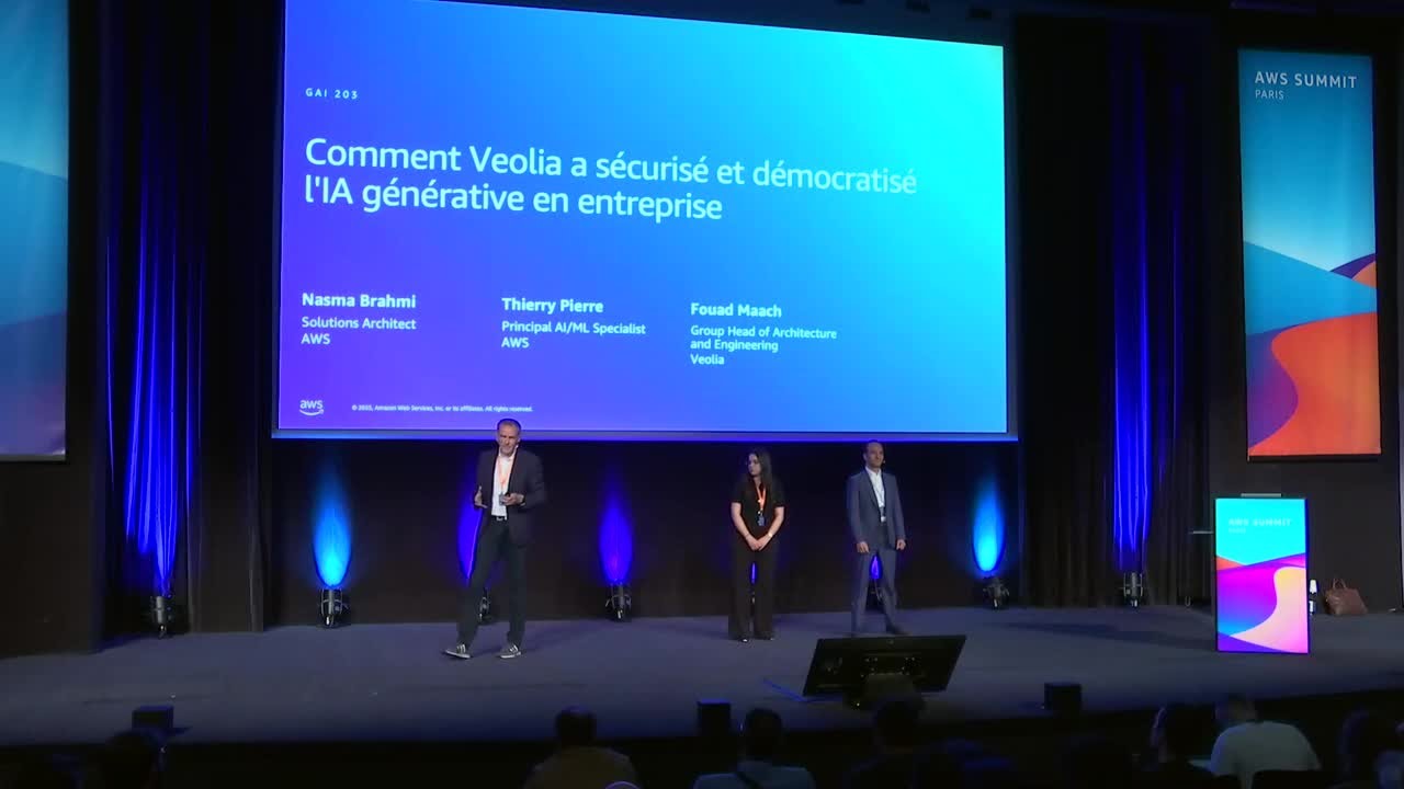 AWS Summit Paris 2025 - Comment Veolia a sécurisé et démocratisé l'IA générative en entreprise
