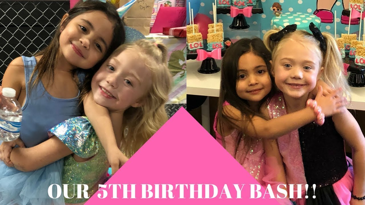 EVERLEIGH'S AND AVA'S SURPRISE 5TH BIRTHDAY BASH! (CRAZY) Doovi