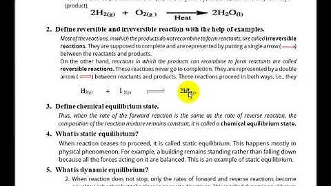 10th Chemistry Chapter#9 Lesson#1