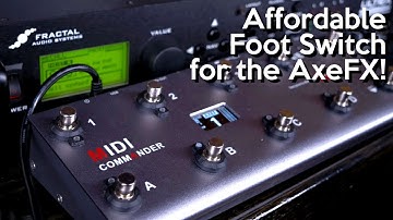 Finally!  An Affordable AxeFX footswitch!  Meloaudio Midi Commander