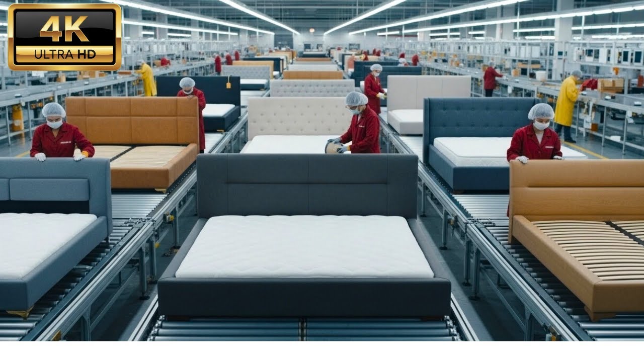 Inside a Modern Luxury Bed Frame Factory: How Structure Meets Style (Full Process)