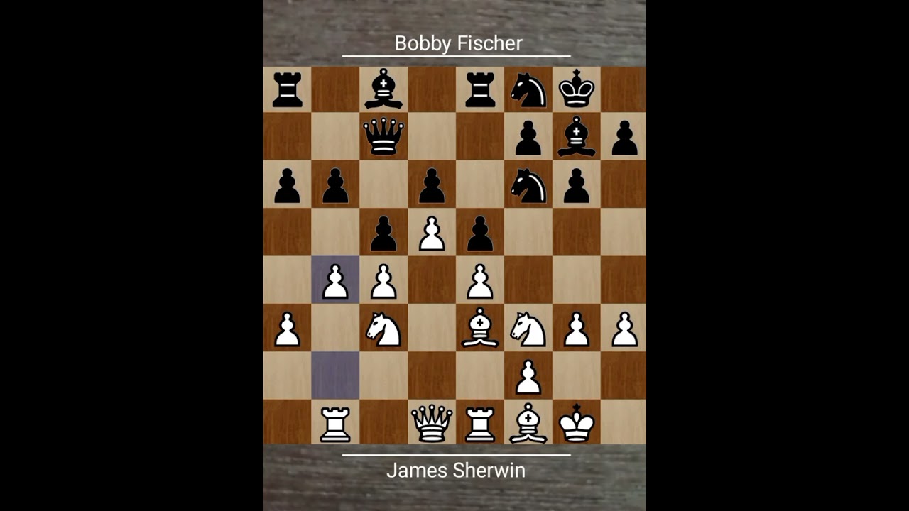 James Sherwin vs Bobby Fischer • US. Championship 1966, New York -  Dominance Refund