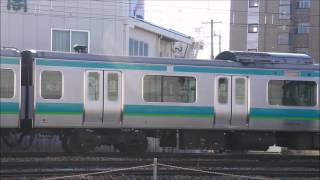 E231系松戸車(マト128編成)入場