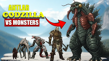 Antlar Godzilla VS Giant Monster | 3D Monsters Size Comparison 2025
