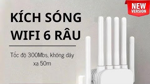 Kích sóng Wifi 6 ăng ten Bộ mở rộng sóng wifi