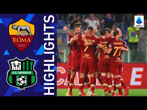 AS Roma Sassuolo Goals And Highlights