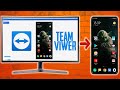 Как УДАЛЕННО управлять ТЕЛЕФОНОМ через Компьютер \ Как подключиться к Смартфону через ПК  TeamViewer