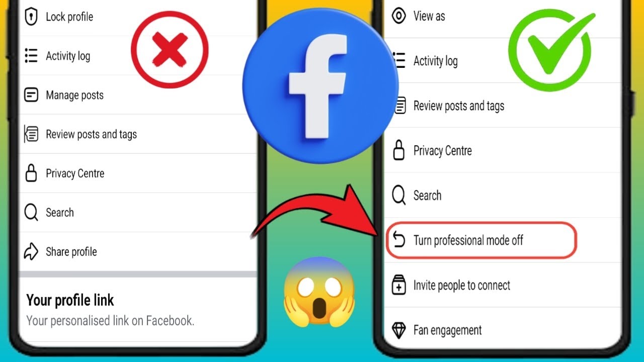 How to Fix Turn on professional mode Not Showing on Facebook