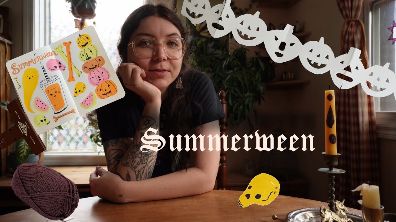 summerween crafts ✹ brico, correspondance & tricot
