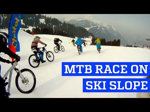 MTB Race on Ski Slope | People are Awesome
