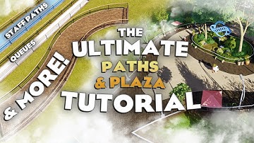 🚧 The Ultimate Path and Plaza Tutorial | Planet Coaster 2