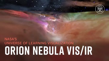 Flight Through the Orion Nebula in Visible and Infrared Light