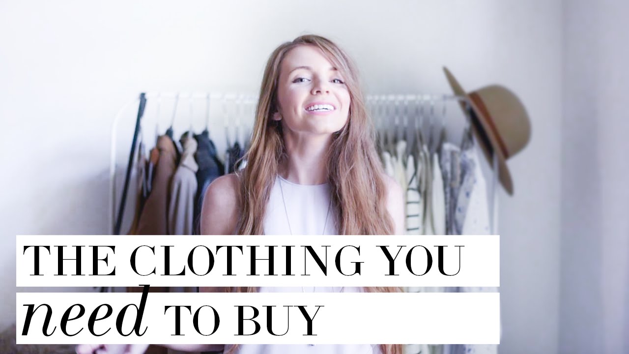 Clothing essentials: the piece you need to buy - YouTube