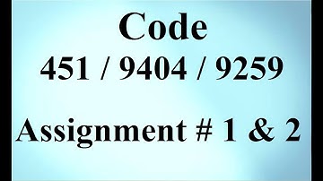 AIOU Solved Assignment No 1 & 2 Code 451 / 9404 / 9259  spring 2021 | Baloch Academy
